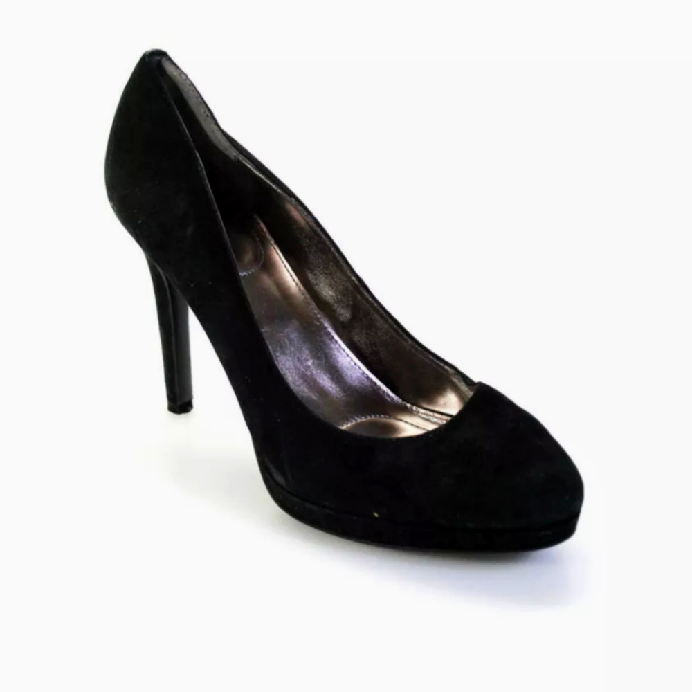 CALVIN KLEIN LEATHER HIGH HEELs ALMOND pumps